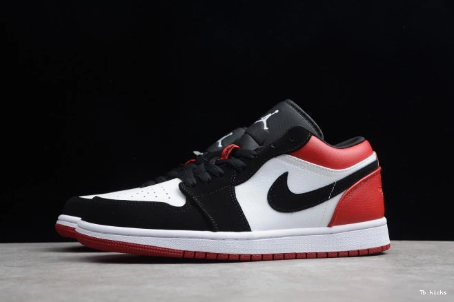 Reps TBK Low Jordan Black 1 Air 553558-116 Toe 0820